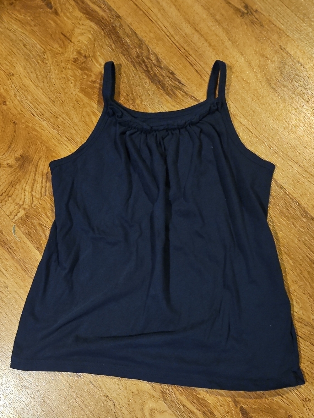 Girls Lands' End Navy Tank Top Size M  (5-6)
